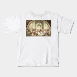 School of Athens by Raphael Kids T-Shirt